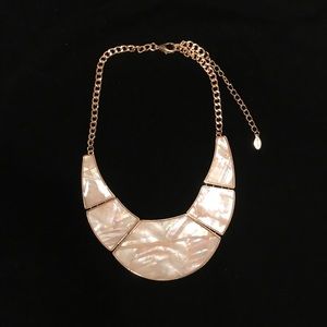 Pearl and good statement necklace